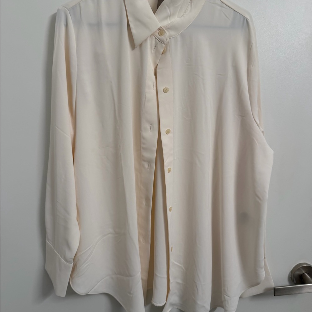 H&M Off-White Classic Shirt